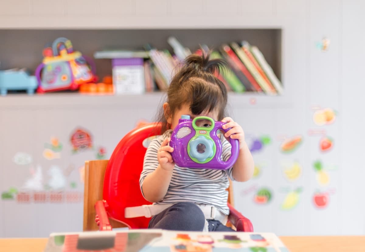 Art activity in the classroom